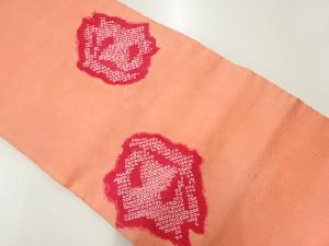 アンティーク　絞り抽象花模様名古屋帯